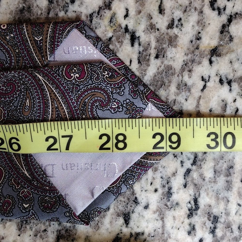 Christian Dior Monsieur Silk Vintage Tie 58" - Picture 11 of 12